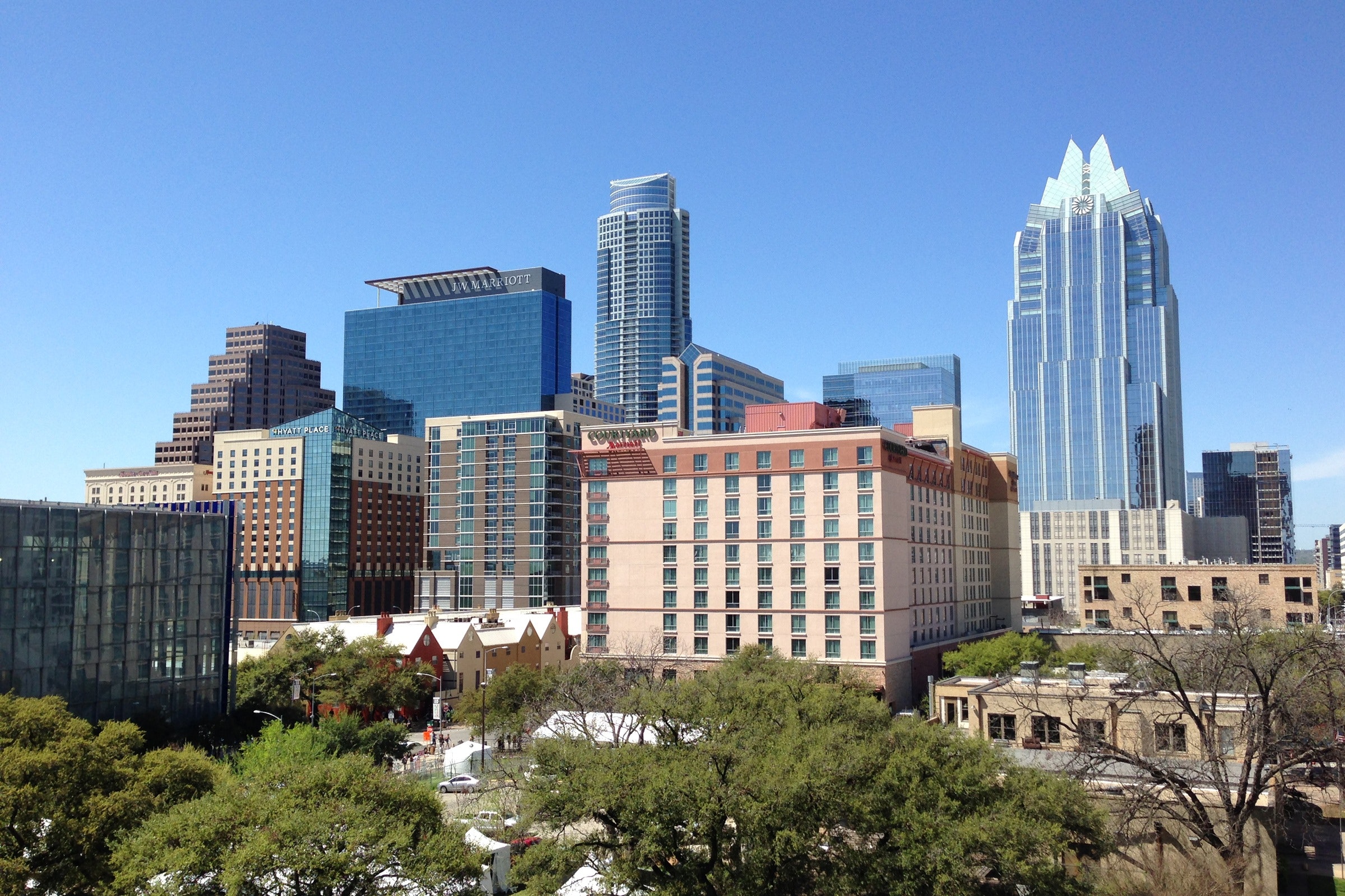 Downtown view of Austin, Texas