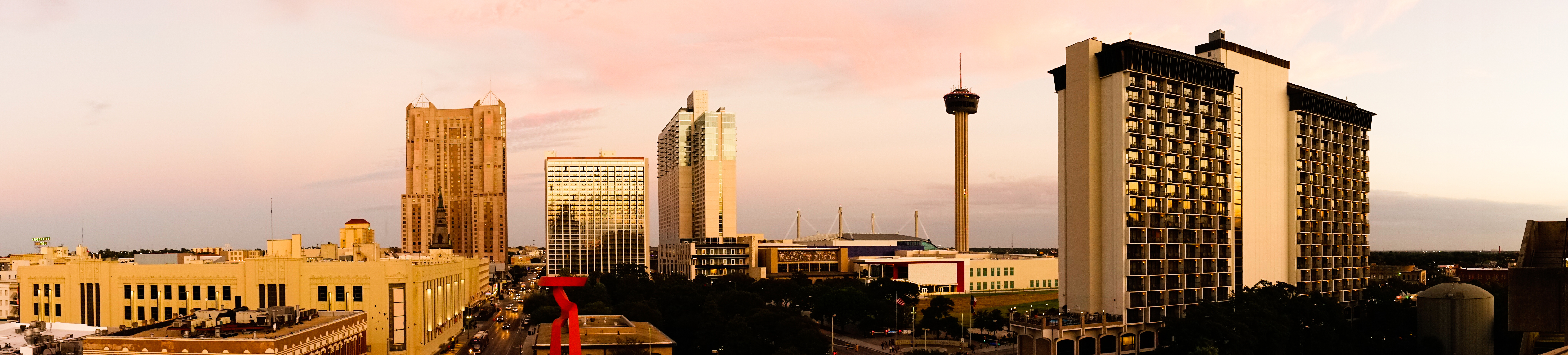 Downtown view of San Antonio Texas