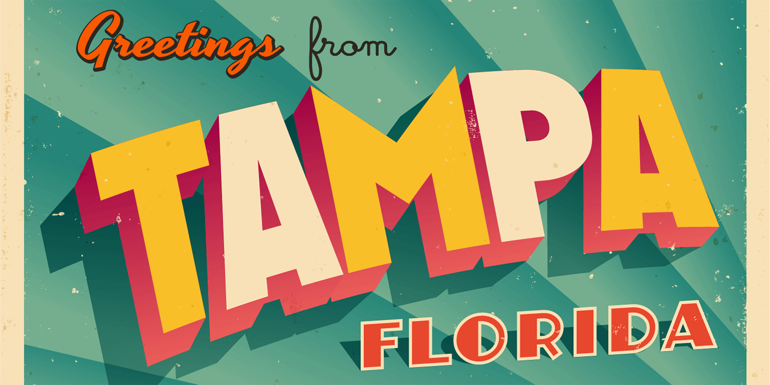 Illustration - Greetings from Tampa Florida