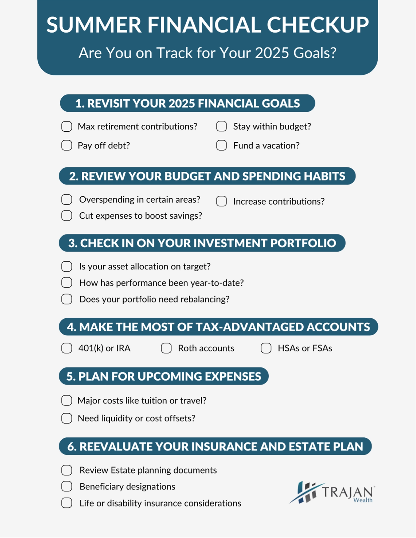 Summer Checklist Graphic