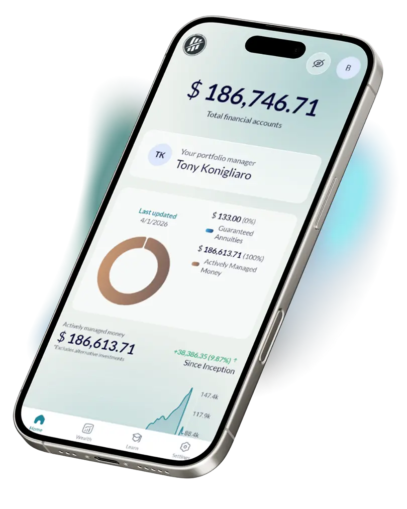 Trajan App on a phone